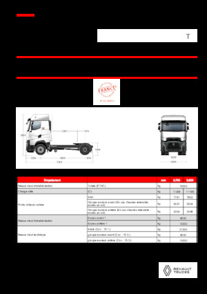 Trattori stradali Renault T HIGH T4X2 13L E6