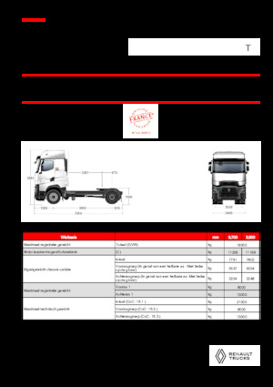 Trattori stradali Renault T HIGH T4X2 13L E6