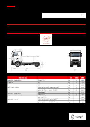 Trattori stradali Renault T HIGH T4X2 LOW 13L E6