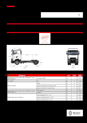 Trattori stradali Renault T HIGH T4X2 LOW 13L E6