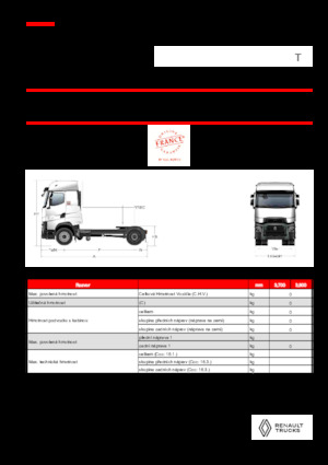 Trattori stradali Renault T HIGH T4X2 X-LOW 13L E6