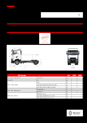 Trattori stradali Renault T HIGH T4X2 X-LOW 13L E6