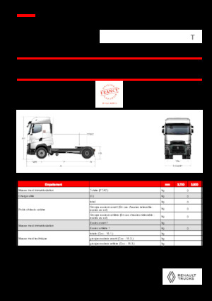 Trattori stradali Renault T HIGH T4X2 X-LOW 13L E6
