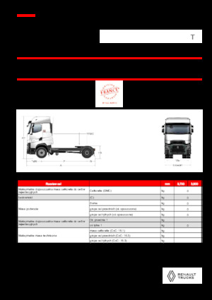 Trattori stradali Renault T HIGH T4X2 X-LOW 13L E6