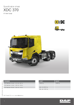 Trattori stradali DAF XDC 410 FTT