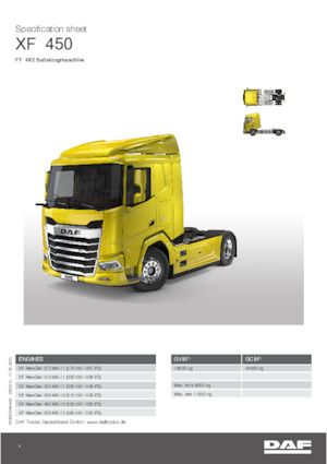 Trattori stradali DAF XF 480 FT