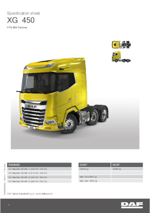 Trattori stradali DAF XG 530 FTG