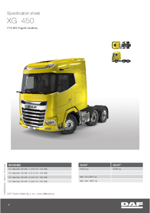 Trattori stradali DAF XG 530 FTG