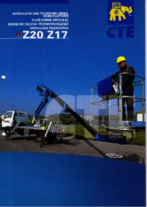 Piattaforme aeree articolate su rimorchio trainabile CTE Z 17