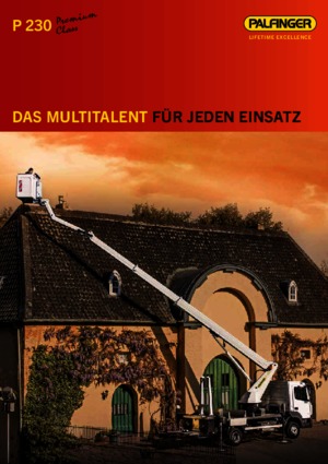 Piattaforme aeree telescopiche autocarrate Palfinger P 230