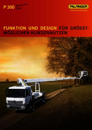 Piattaforme aeree telescopiche autocarrate Palfinger P 300