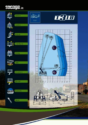 Piattaforme aeree telescopiche autocarrate Socage T 318 ForSte