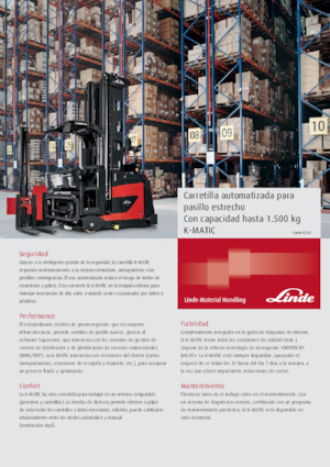 Carrello VNA Linde K-MATIC 1.5