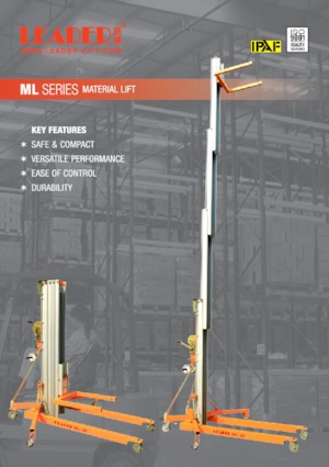 Piattaforme aeree verticali Leader ML 15