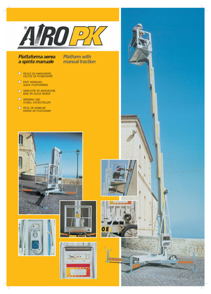 Piattaforme aeree verticali AIRO PK 11800 E