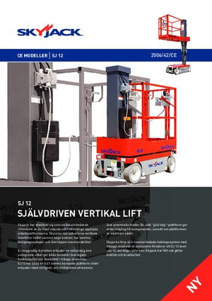 Piattaforme aeree verticali Skyjack SJ 12