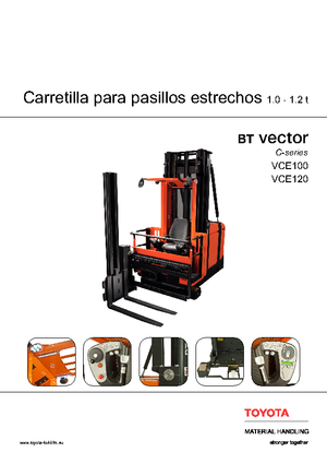 Caricatori laterali elettrici BT Vector VCE 100