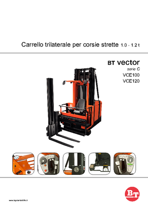 Caricatori laterali elettrici BT Vector VCE 100