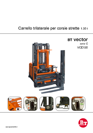 Caricatori laterali elettrici BT Vector VCE 135