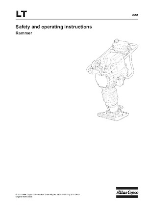 Costipatori Diesel e Benzina Atlas Copco LT 800