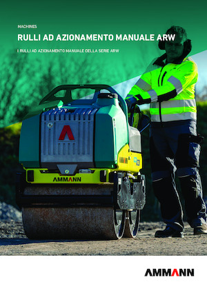 Compattatori stradali vibranti per trincee/misti Ammann ARW 65