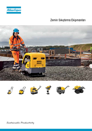 Compattatori stradali vibranti per trincee/misti Atlas Copco LP 8504