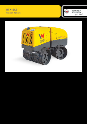 Compattatori stradali vibranti per trincee/misti Wacker Neuson RTLx SC 3