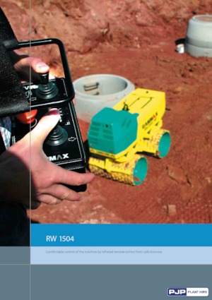 Compattatori stradali vibranti per trincee/misti Rammax RW 1504 HK