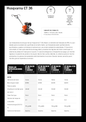 Lisciatrici Husqvarna CT 36