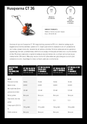 Lisciatrici Husqvarna CT 36