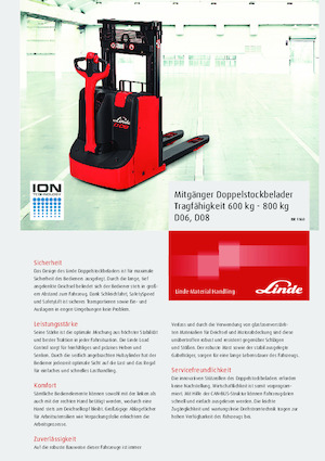 Impilatori Walkie Linde D06 