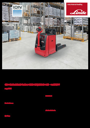 Impilatori Walkie Linde D10