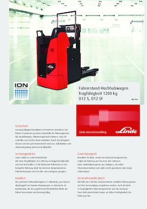 Impilatori Walkie Linde D12S