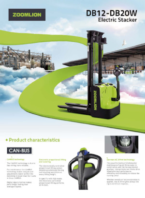 Impilatori Walkie Zoomlion DB16W