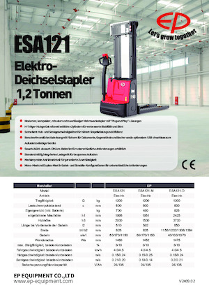 Impilatori Walkie EP ESA121-D