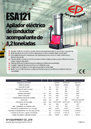 Impilatori Walkie EP ESA121-D