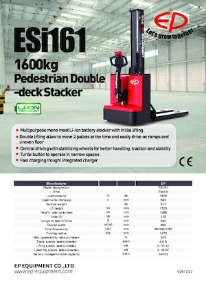 Impilatori Walkie EP ESi161