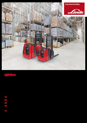 Impilatori Walkie Linde L16ac Duplex