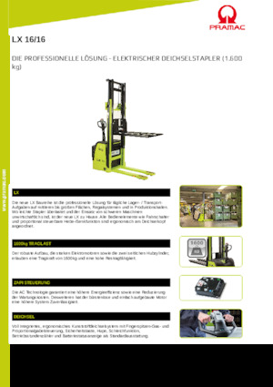 Impilatori Walkie PRAMAC Lifter LX 16/16