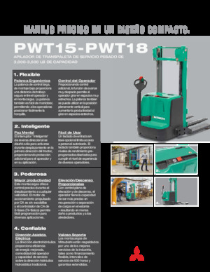 Impilatori Walkie Mitsubishi PWT15
