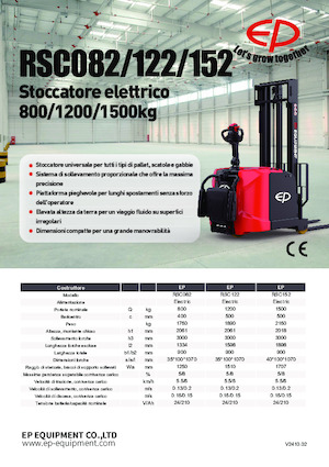 Impilatori Walkie EP RCS152