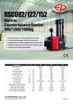 Impilatori Walkie EP RSC122