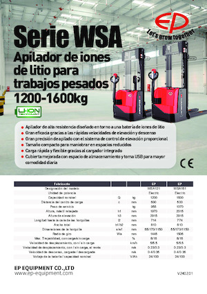 Impilatori Walkie EP WSA121