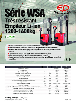 Impilatori Walkie EP WSA121