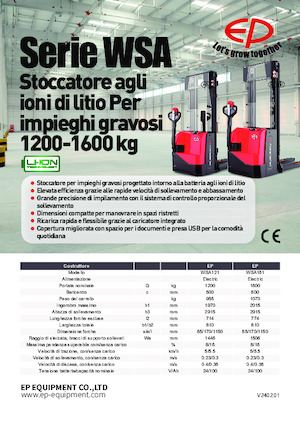 Impilatori Walkie EP WSA121