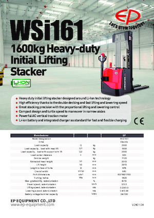 Impilatori Walkie EP WSi161