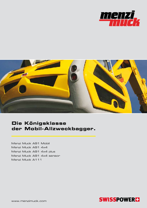 Escavatori a ragno Menzi A 91