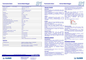 Escavatori a ragno Kaiser S 1-5