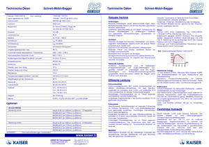 Escavatori a ragno Kaiser S 2 Cross 4x4