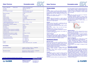 Escavatori a ragno Kaiser S X